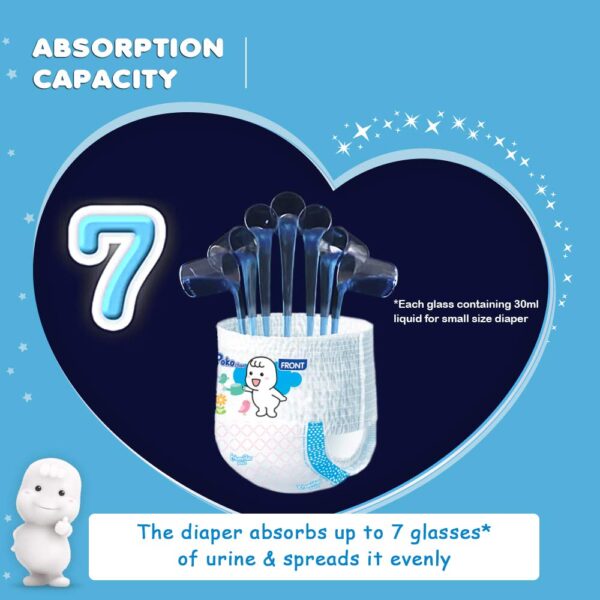 MamyPoko Pants Extra Absorb Baby Diapers Monthly Pack, Large (9 - 14 kg) 96 Count - Image 3