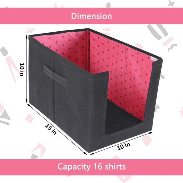 PrettyKrafts Shirt and Clothing Stacke Closet Organizer (Pink) - Set of 3 - Image 4