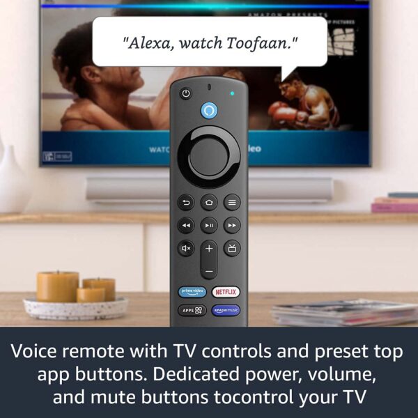 Fire TV Stick (3rd Gen, 2021) with all-new Alexa Voice Remote (includes TV and app controls) | HD streaming device | 2021 release - Image 4
