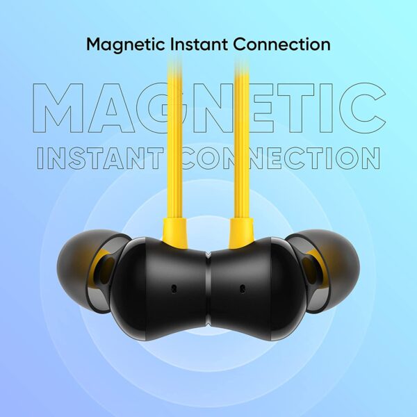 realme Buds Wireless 2 Neo (Blue) in-Ear Earphones with Type-C Fast Charge | 17-Hour Battery | 11.2mm Bass Boost+ Driver | Bluetooth v5.0 & Magnetic Instant Connection - Image 3