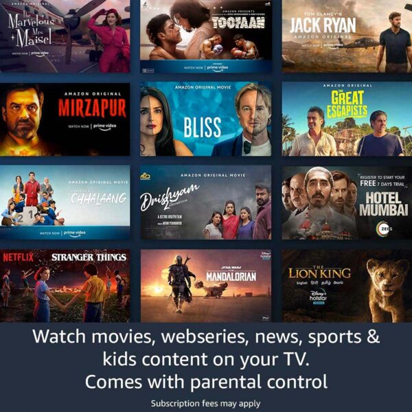 Fire TV Stick (3rd Gen, 2021) with all-new Alexa Voice Remote (includes TV and app controls) | HD streaming device | 2021 release - Image 6