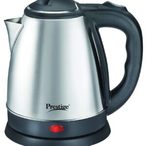 Prestige Electric Kettle PKOSS - 1500watts, Steel (1.5Ltr), Black