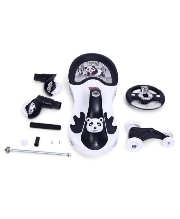 Toyzone Baby Panda Kids Magic Car/Swing Car Ride On -Multicolour - Image 3