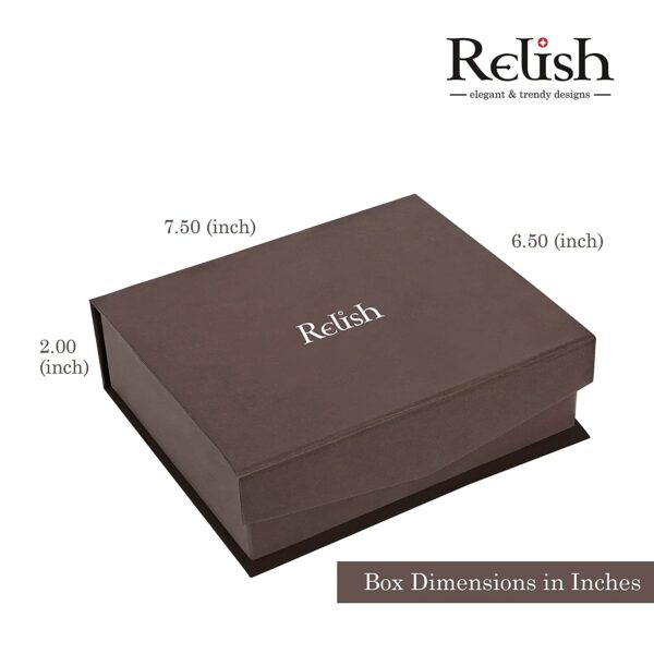 Relish Reversible PU-Leather Belt and Black Bi-Fold Wallet Combo Set for Mens and Boys | Gift for Men | Men Stylish PU-Leather Product - Image 5