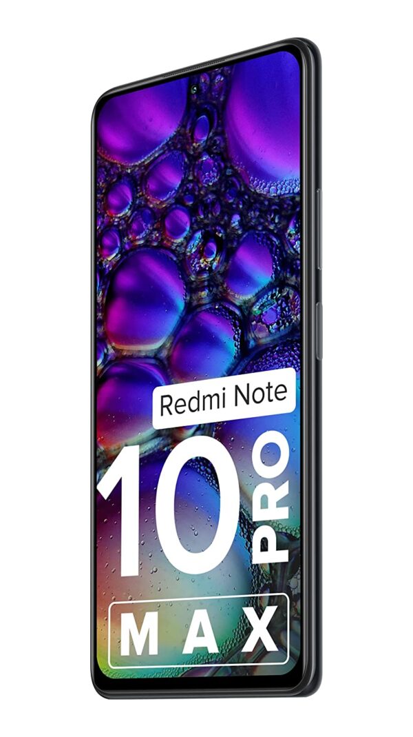 Redmi Note 10 Pro Max (Dark Night, 6GB RAM, 128GB Storage) -108MP Quad Camera | 120Hz Super Amoled Display - Image 2