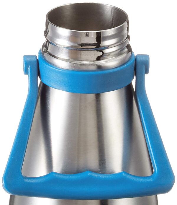 Milton Duo DLX 1750 Thermosteel 24 Hours Hot and Cold Water Bottle with Handle, 1.57 Litre, Silver - Image 3